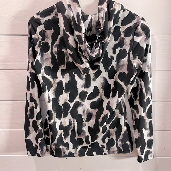 🖤 FRANK LYMAN WEEKEND – XS – Black & White Abstract Hoodie - Picture 5 of 12